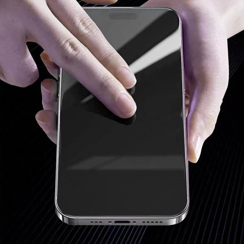 1 pièces protecteur d'écran Anti-espion pour iPhone 16 15 14 13 12 protecteur d'écran à couverture complète pour 16ProMax 15ProMax 14Pro verre de confidentialité - ABORDABLE CREAATION