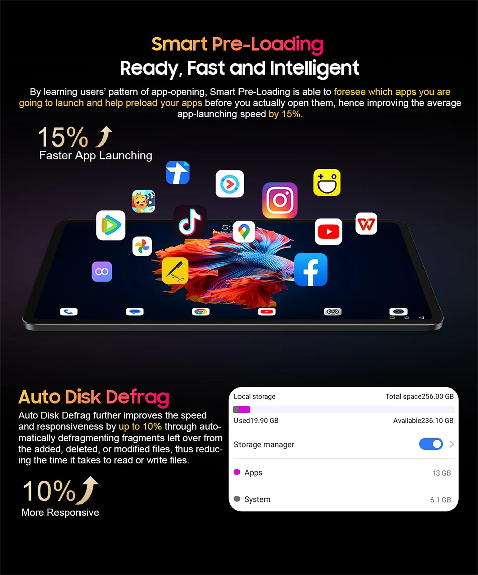 Blackview-Tablette Tab 18 12 pouces, 12 Go + 256 Go, 16MP, 2.4K, écran FHD +, batterie 8800mAh, Widevine L1, MTK Helio G99, 33W - ABORDABLE CREAATION