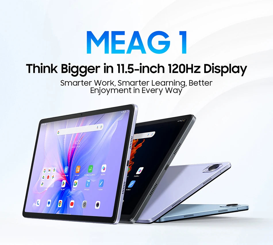 Blackview-Tablette MEGA 1, 11.5 ", 2.4K, 120Hz, Affichage 8 Go, 256 Go, Appareil photo 50MP + 13MP, 8800mAh, 33W, Pad de charge rapide P, Première mondiale - ABORDABLE CREAATION