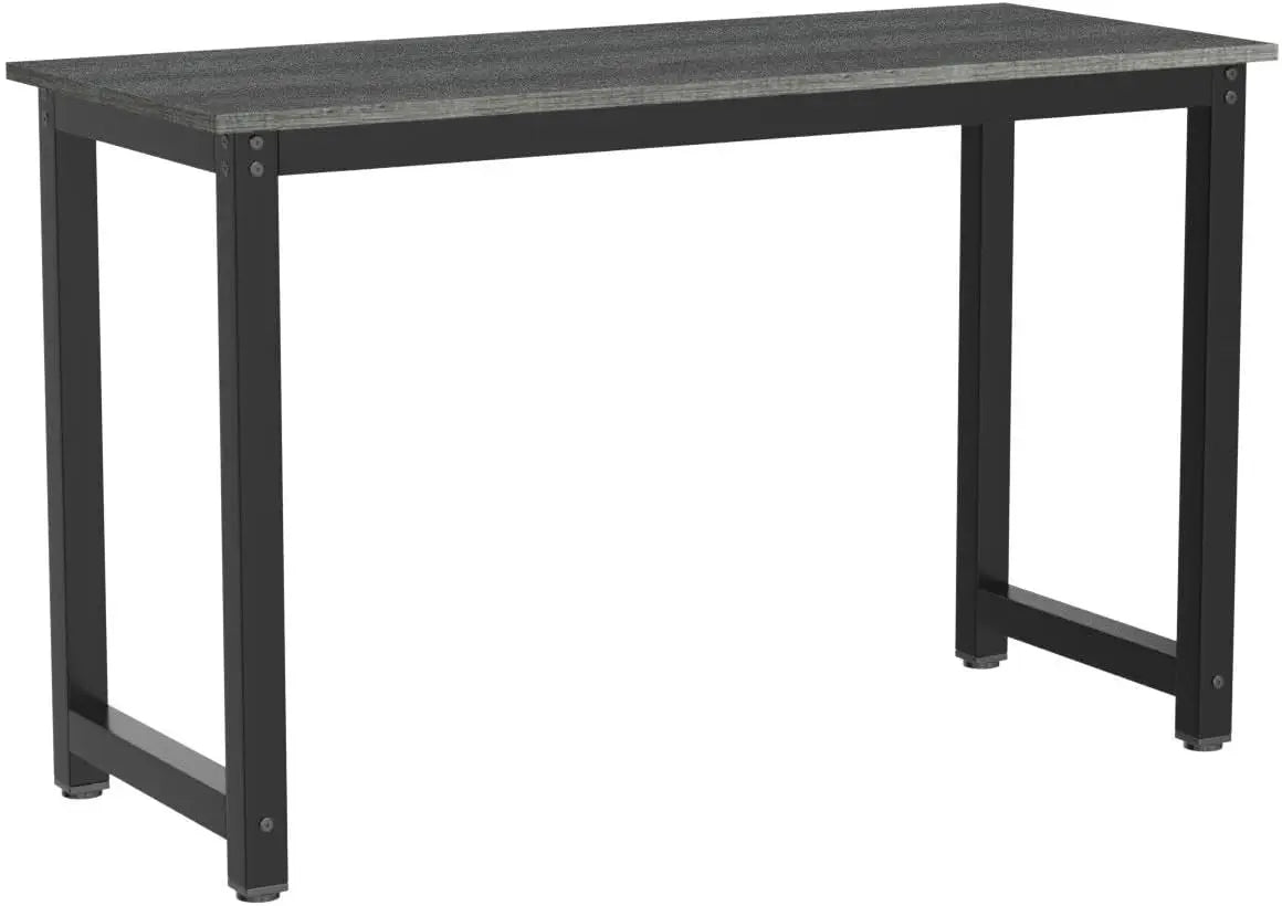 47 Inch Small Space Computer Desk, Home Office Desk, Heavy Duty Multipurpose Table, Study Desk Workstation, Gray - ABORDABLE CREAATION
