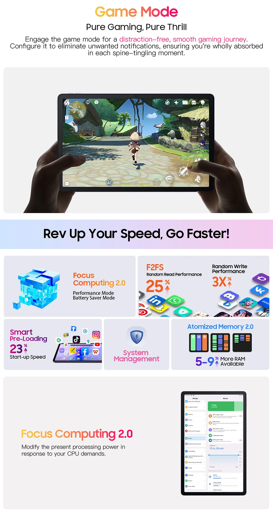 Blackview-Tablette MEGA 1, 11.5 ", 2.4K, 120Hz, Affichage 8 Go, 256 Go, Appareil photo 50MP + 13MP, 8800mAh, 33W, Pad de charge rapide P, Première mondiale - ABORDABLE CREAATION