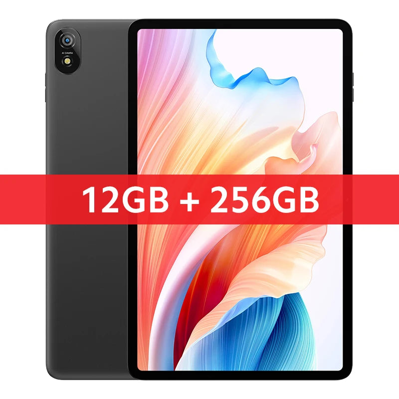 Blackview-Tablette Tab 18 12 pouces, 12 Go + 256 Go, 16MP, 2.4K, écran FHD +, batterie 8800mAh, Widevine L1, MTK Helio G99, 33W