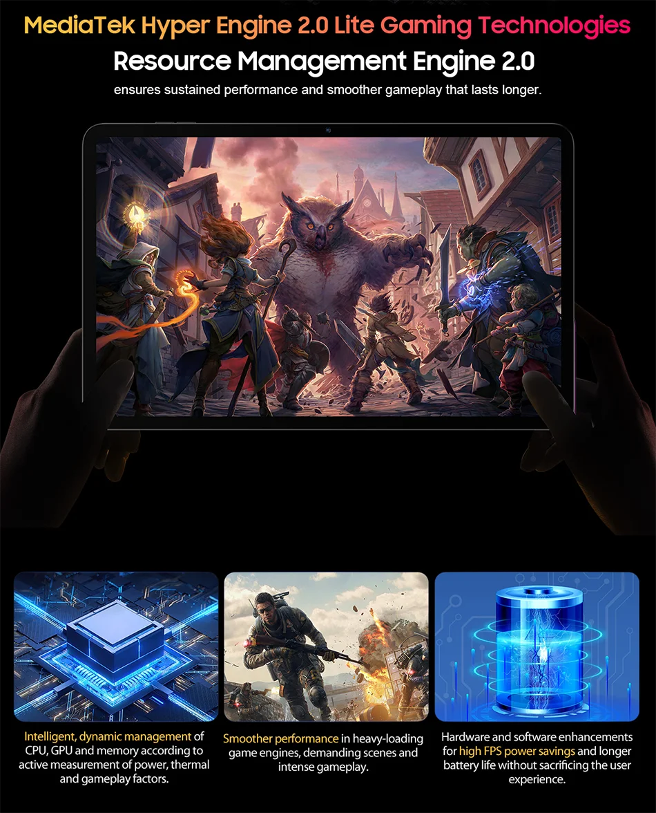 Blackview-Tablette Tab 18 12 pouces, 12 Go + 256 Go, 16MP, 2.4K, écran FHD +, batterie 8800mAh, Widevine L1, MTK Helio G99, 33W - ABORDABLE CREAATION
