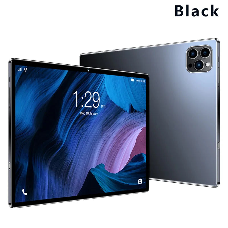 BDF P37 nouveau 10.1 pouces Android tablette Google Play Octa Core double caméras double SIM 3G appel téléphonique Wifi tablettes 4GB RAM 64GB ROM - ABORDABLE CREAATION