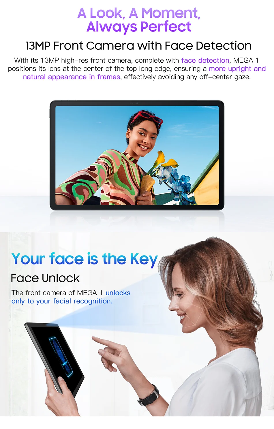 Blackview-Tablette MEGA 1, 11.5 ", 2.4K, 120Hz, Affichage 8 Go, 256 Go, Appareil photo 50MP + 13MP, 8800mAh, 33W, Pad de charge rapide P, Première mondiale - ABORDABLE CREAATION