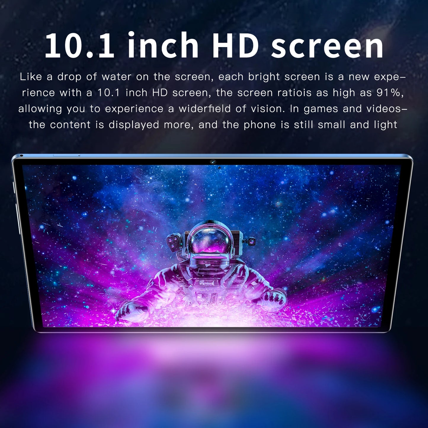 BDF P37 nouveau 10.1 pouces Android tablette Google Play Octa Core double caméras double SIM 3G appel téléphonique Wifi tablettes 4GB RAM 64GB ROM - ABORDABLE CREAATION
