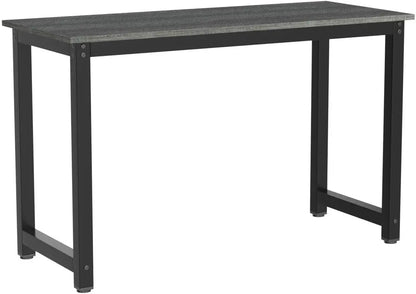 47 Inch Small Space Computer Desk, Home Office Desk, Heavy Duty Multipurpose Table, Study Desk Workstation, Gray - ABORDABLE CREAATION